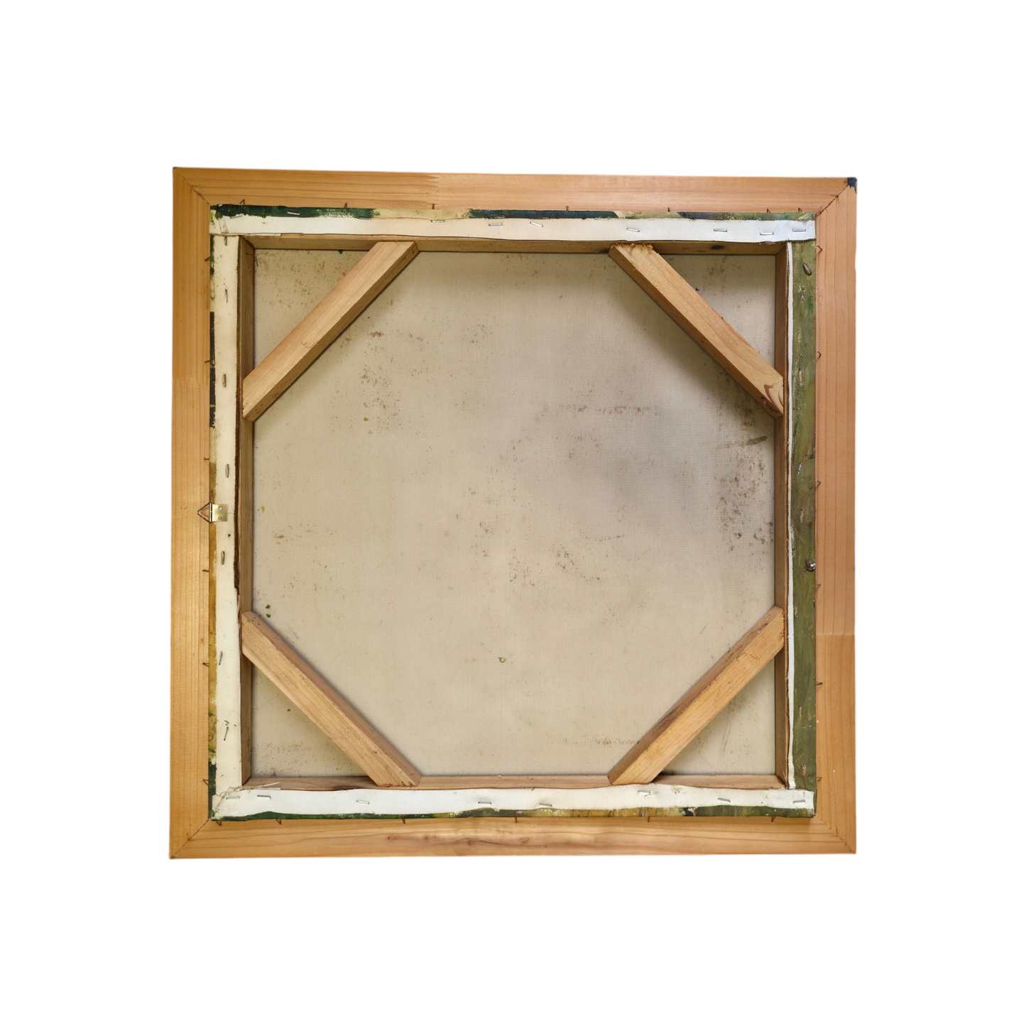 N/A; olje na platno; Mestno kolo; 56 cm x 56 cm