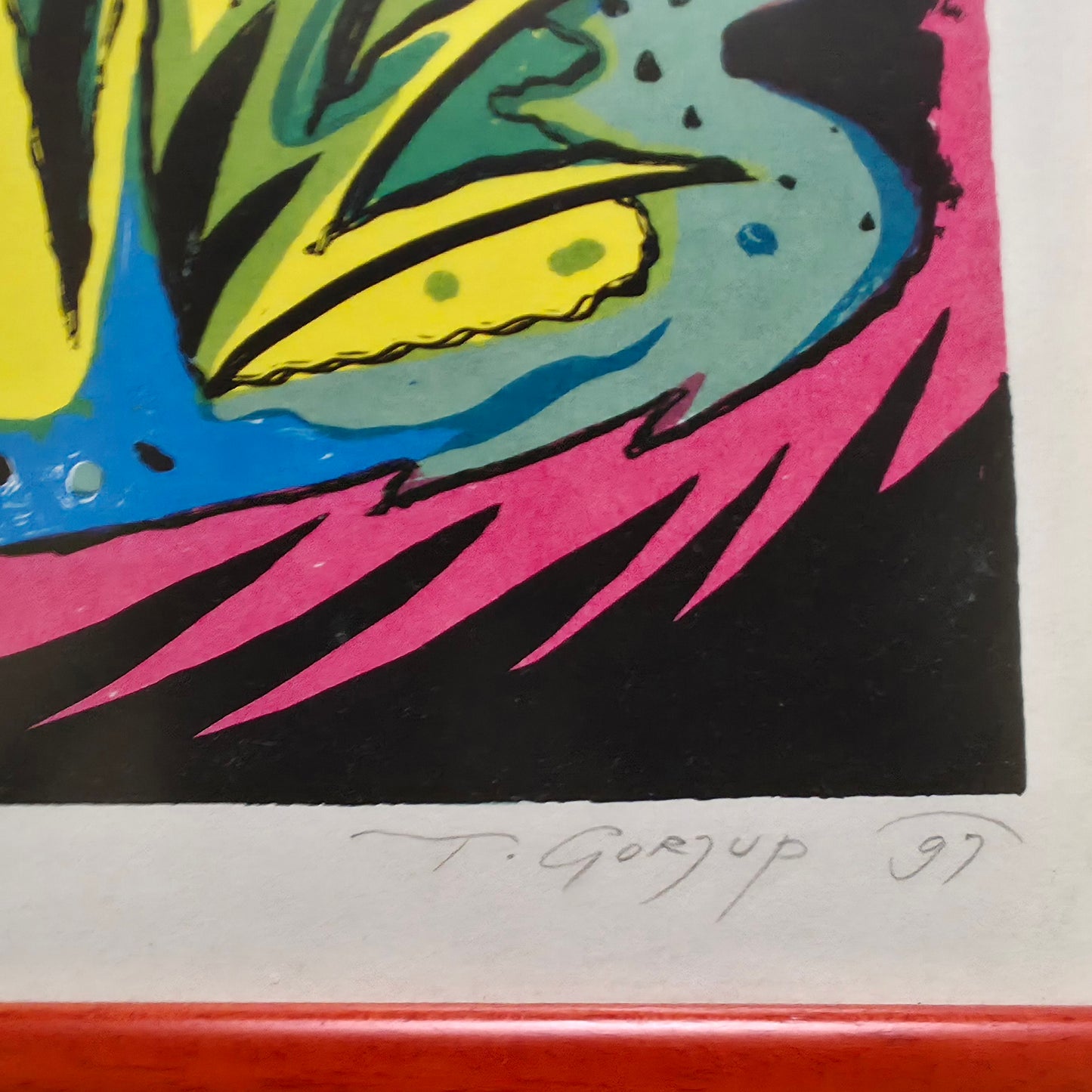 Tomaž Gorjup; grafika; "Par"; 51 cm x 71 cm