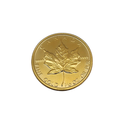 Zlatnik "MAPLE" 24K 999.9/1000; masa=3.15g