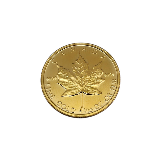 Zlatnik "MAPLE" 24K 999.9/1000; masa=3.15g