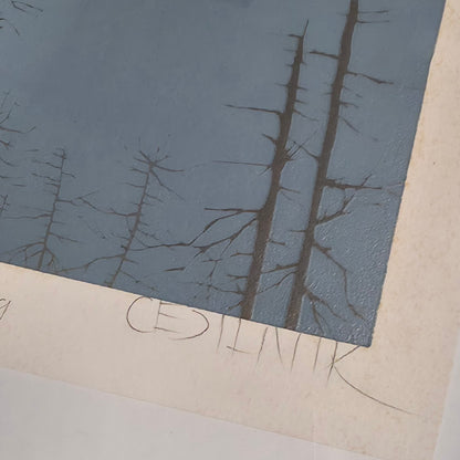 Cedilnik; grafika; "VIHARNIKI"; 30 cm x 24 cm