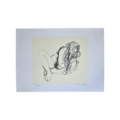 France Slana; grafika; Akt IV.; 44 cm x 32 cm