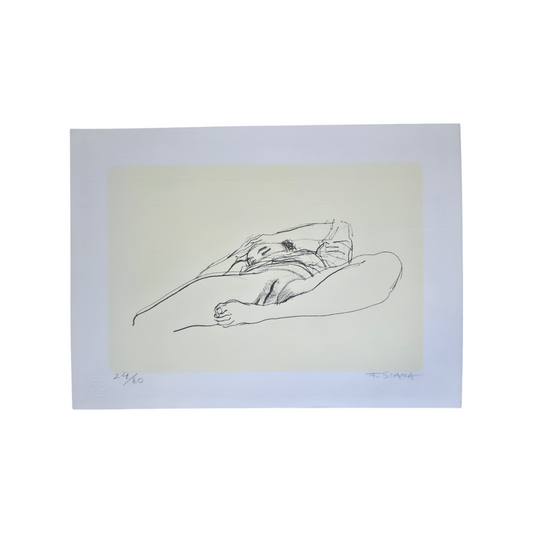 France Slana; grafika; Akt II.; 44 cm x 32 cm