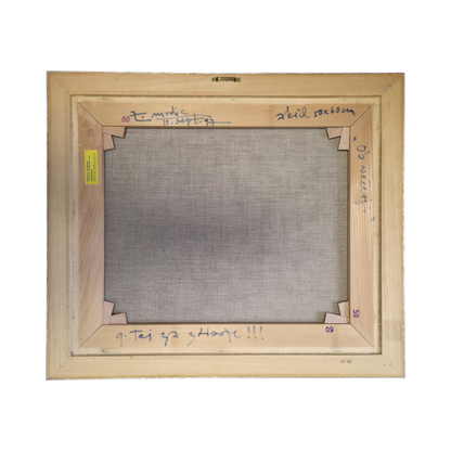 Zmago Modic; olje na platno; "Odrešenik"; 70 cm x 60 cm