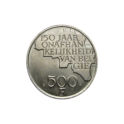 Srebrnik "150 JAAR BELGIE" Ag 925/1000; masa=25.15g