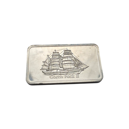 Naložbeno srebro "GORCH FOCK II." Ag 999/1000; masa=31.07g