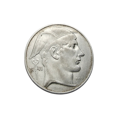 Srebrnik "20 FRANCS B." Ag 835/1000; masa=7.95g