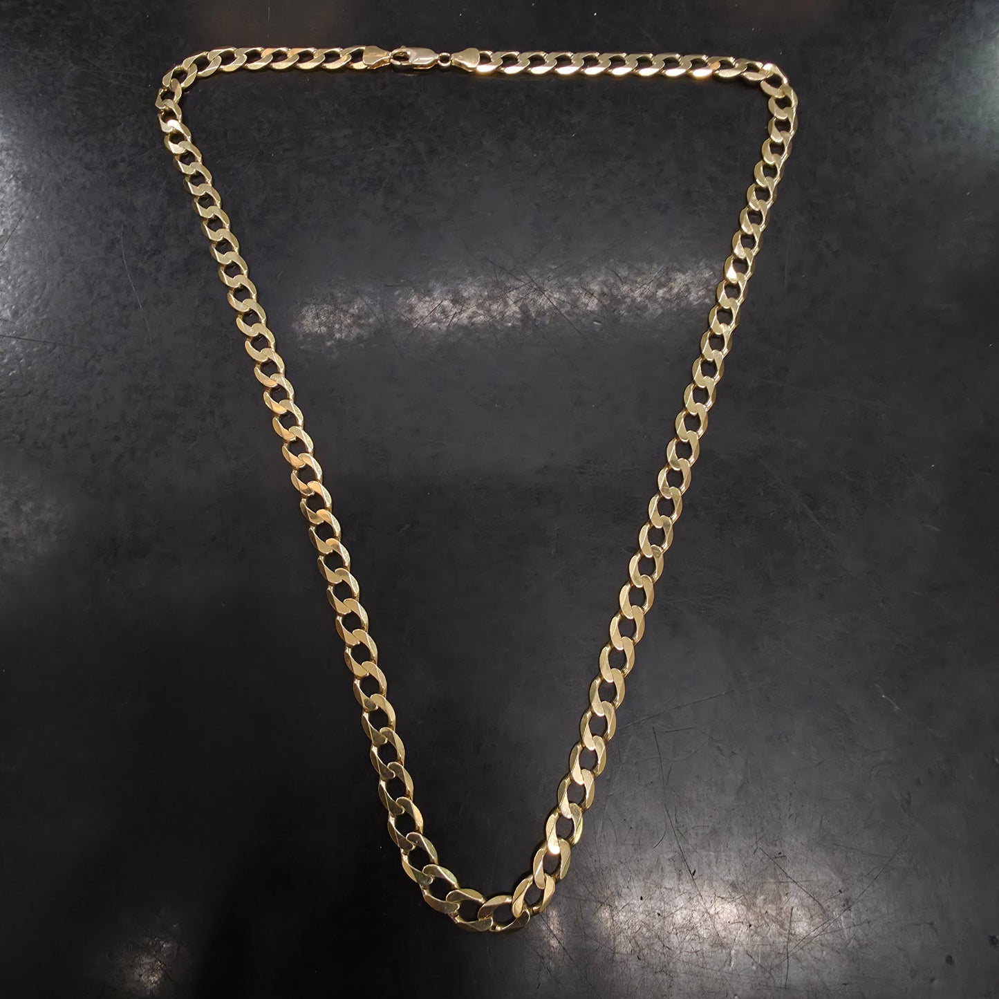 Zlata verižica "DENTON" 14K 585/1000; masa=39.63g