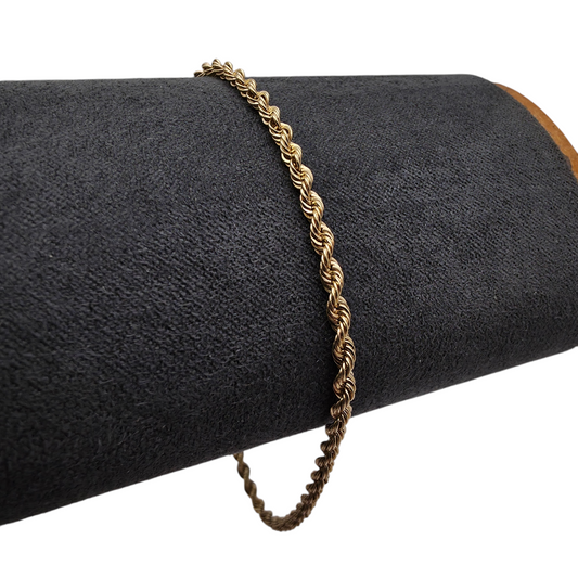 Zlata zapestnica "TIKI" 14K 585/1000; masa=4.17g