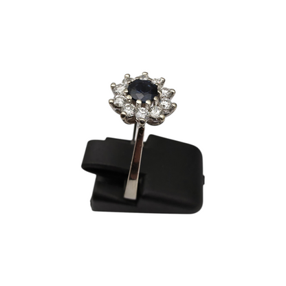 Zlati prstan "JULIET" 14K 585/1000; masa=4.95g
