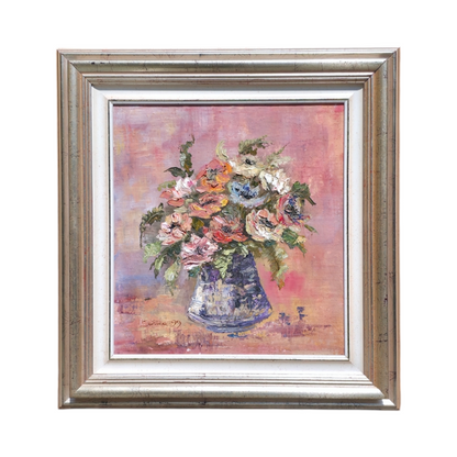 Jožica; Akril na platno; Tihožitje; 53 cm x 56 cm