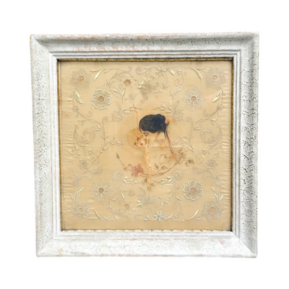 N/A; mešana tehnika; "NEŽNOST"; 40 cm x 40 cm