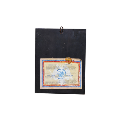 N/A; jajčna tempara na les; Ikona; 18 cm x 23 cm