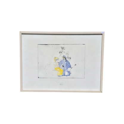 Biljana Unkovska; Jedkanica 1/1 E.A.; "Le painter"; 57 cm x 42 cm