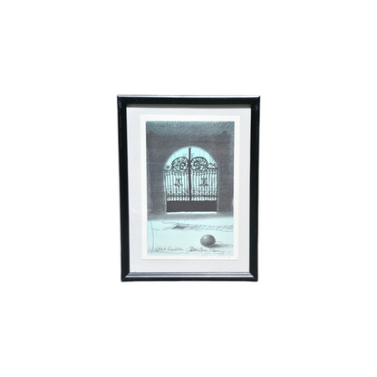 Alenka Kham Pičman; grafika; "Grad Kieselstein"; 24 cm x 32 cm