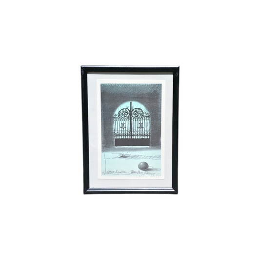 Alenka Kham Pičman; grafika; "Grad Kieselstein"; 24 cm x 32 cm