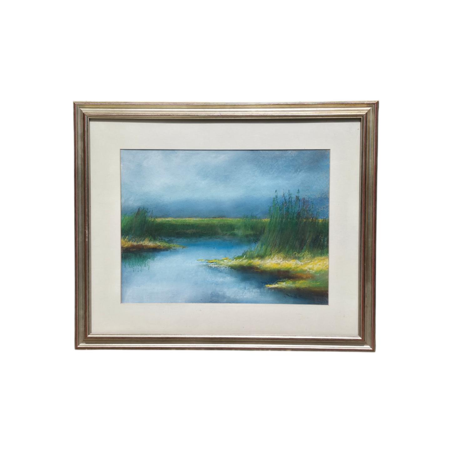 N/A; mešana tehnika; "Barje"; 61 cm x 51 cm