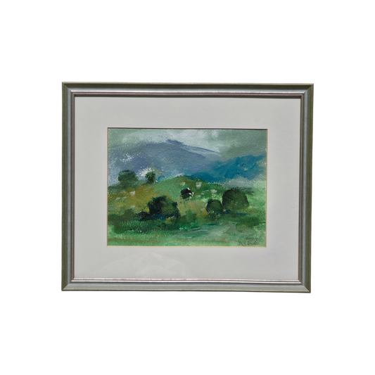 Dušan Sterle; akril; pokrajina; 49 cm x 41 cm