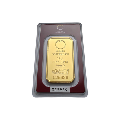 Naložbeno zlato Münze 24K 999.9/1000; masa=50.00g