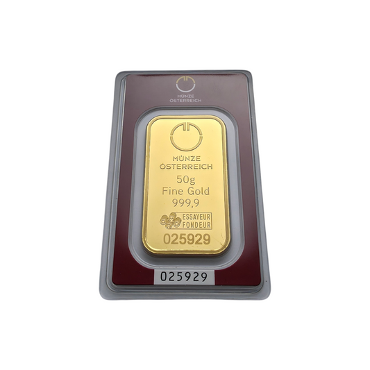 Naložbeno zlato Münze 24K 999.9/1000; masa=50.00g