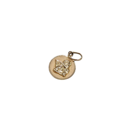 Zlati obesek "AMORE" 14K 585/1000; masa=0.53g
