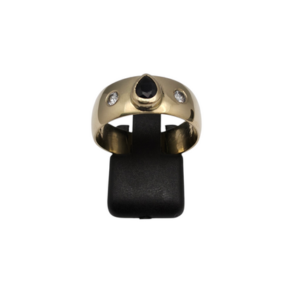 Zlati prstan "FELIX" 14K 585/1000; masa=6.19g