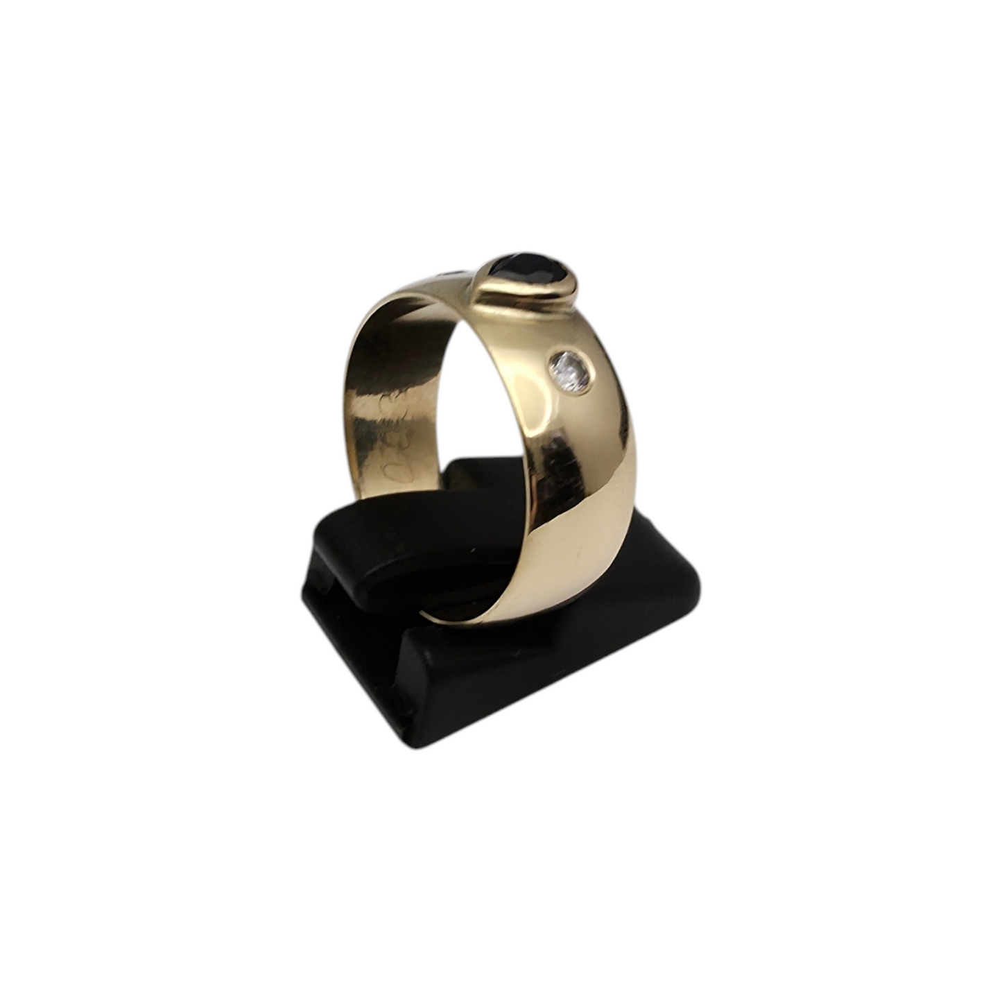 Zlati prstan "FELIX" 14K 585/1000; masa=6.19g