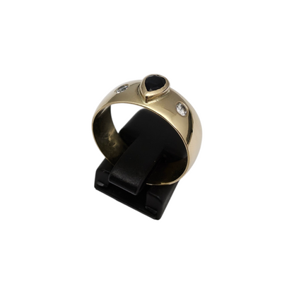 Zlati prstan "FELIX" 14K 585/1000; masa=6.19g
