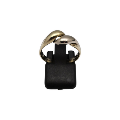 Zlati prstan "PAR" 14K 585/1000; masa=3.79g