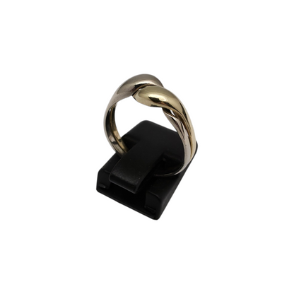 Zlati prstan "PAR" 14K 585/1000; masa=3.79g