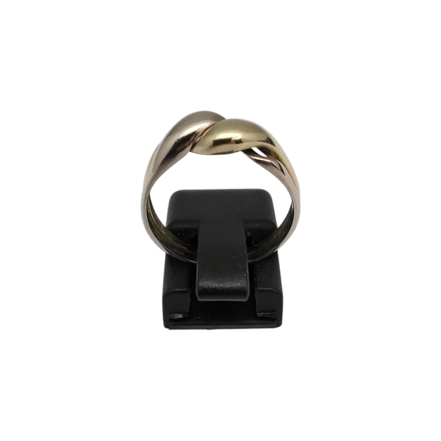 Zlati prstan "PAR" 14K 585/1000; masa=3.79g