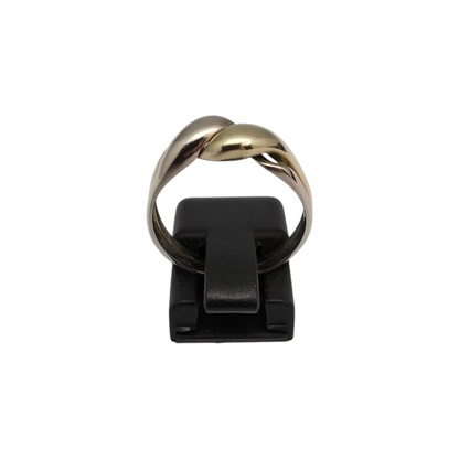 Zlati prstan "PAR" 14K 585/1000; masa=3.79g