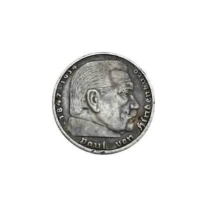 Srebrnik 5 Reichmark 900/1000; masa=13.74g