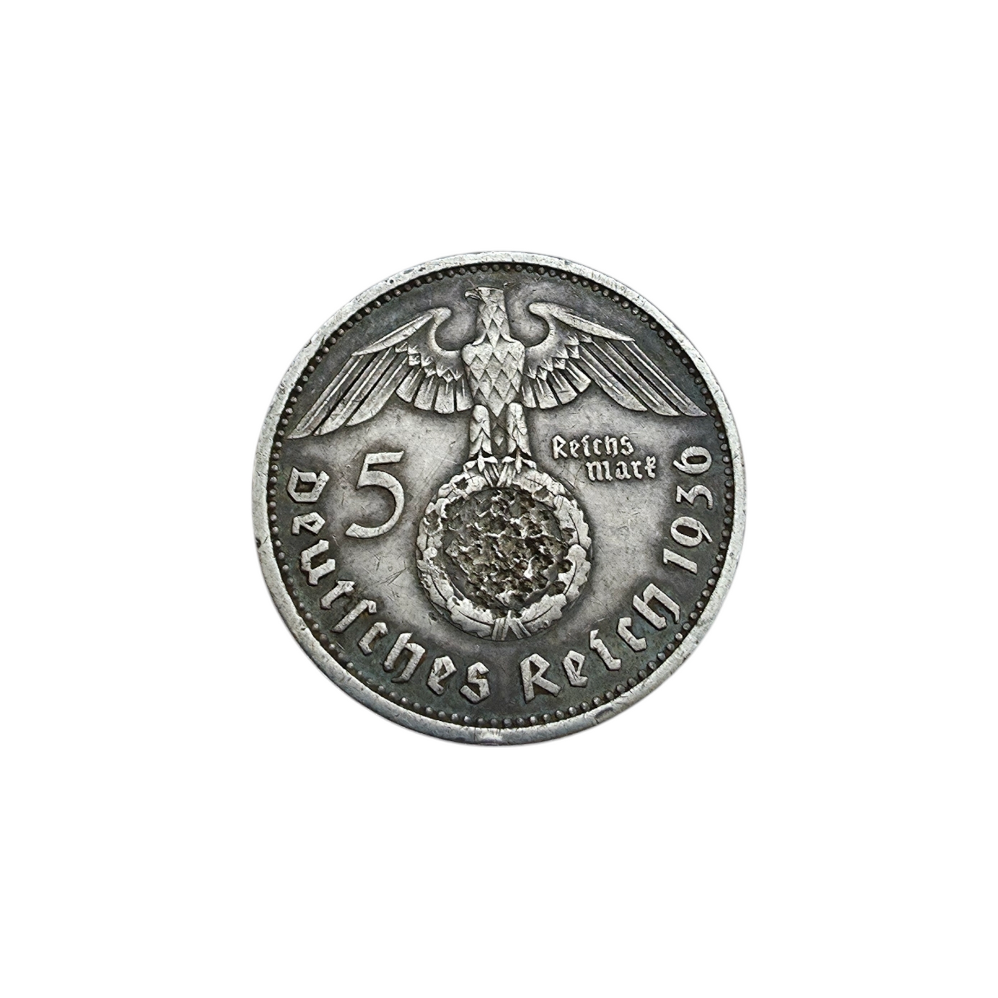 Srebrnik 5 Reichmark 900/1000; masa=13.74g