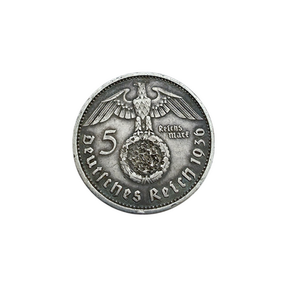 Srebrnik 5 Reichmark 900/1000; masa=13.74g
