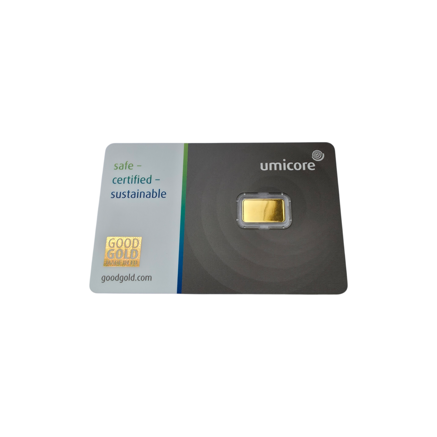 Naložbeno zlato UMICORE 24K 999.9/1000; masa=1.00g