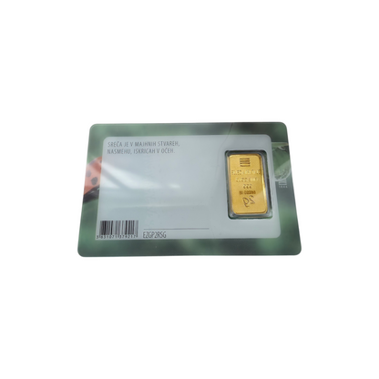 Naložbeno zlato Grama Sreče 24K 999.9/1000; masa=2.00g