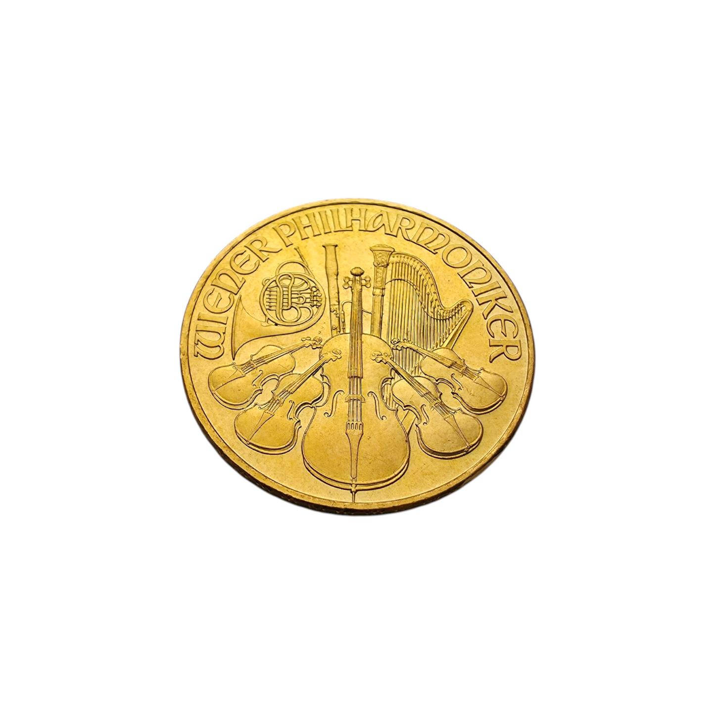 Naložbeni zlatnik Dunajski Filharmonik 1/4 24K 999.9/1000; masa=7.78g