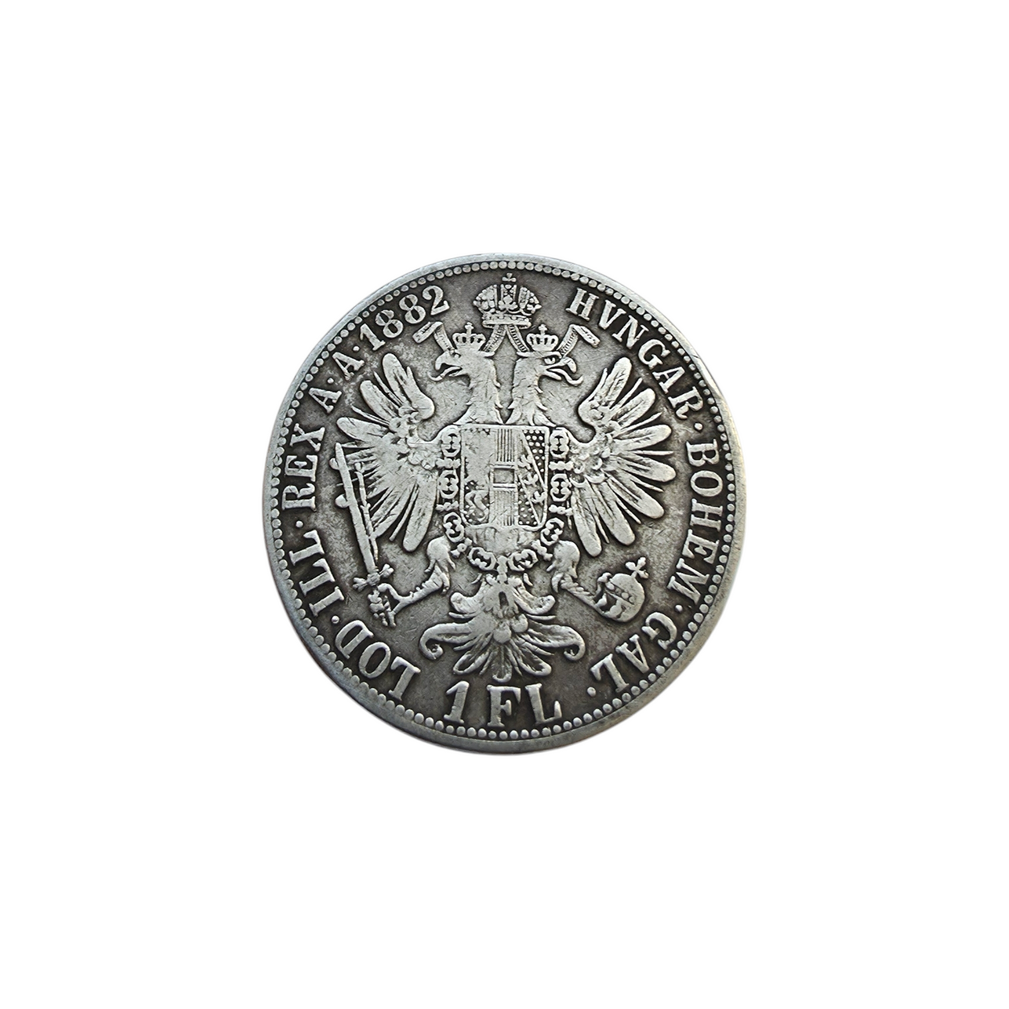 Srebrnik 1 Florin 900/1000; masa=12.16g