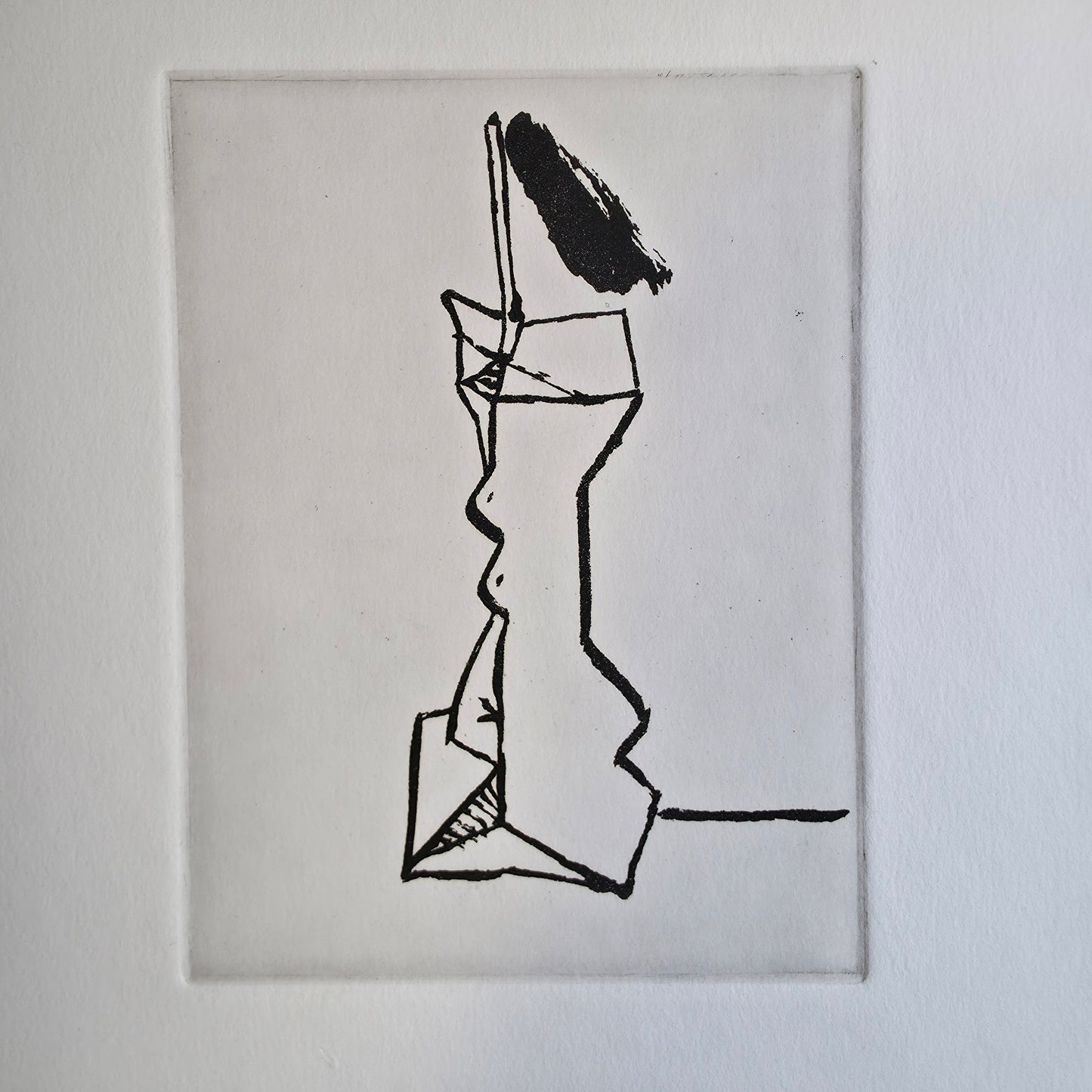 Branko Suhy; grafika; "Koktejl III."; 35 cm x 50 cm
