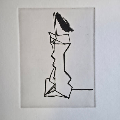 Branko Suhy; grafika; "Koktejl III."; 35 cm x 50 cm