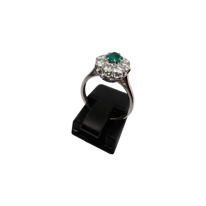 Diamantni prstan "DIANE" 14K 585/1000; masa=3.80g