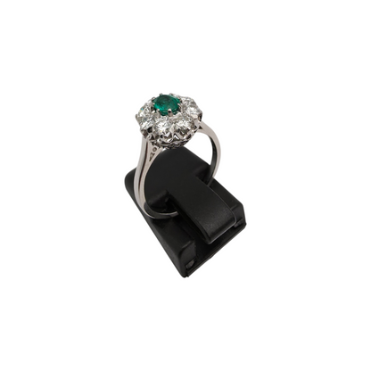 Diamantni prstan "DIANE" 14K 585/1000; masa=3.80g