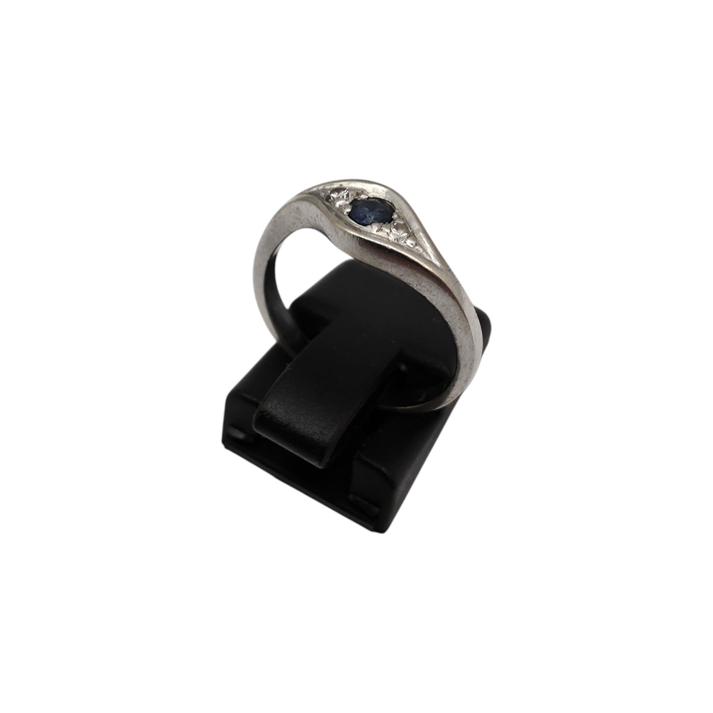 Diamantni prstan "CYLO" 14K 585/1000; masa=2.39g