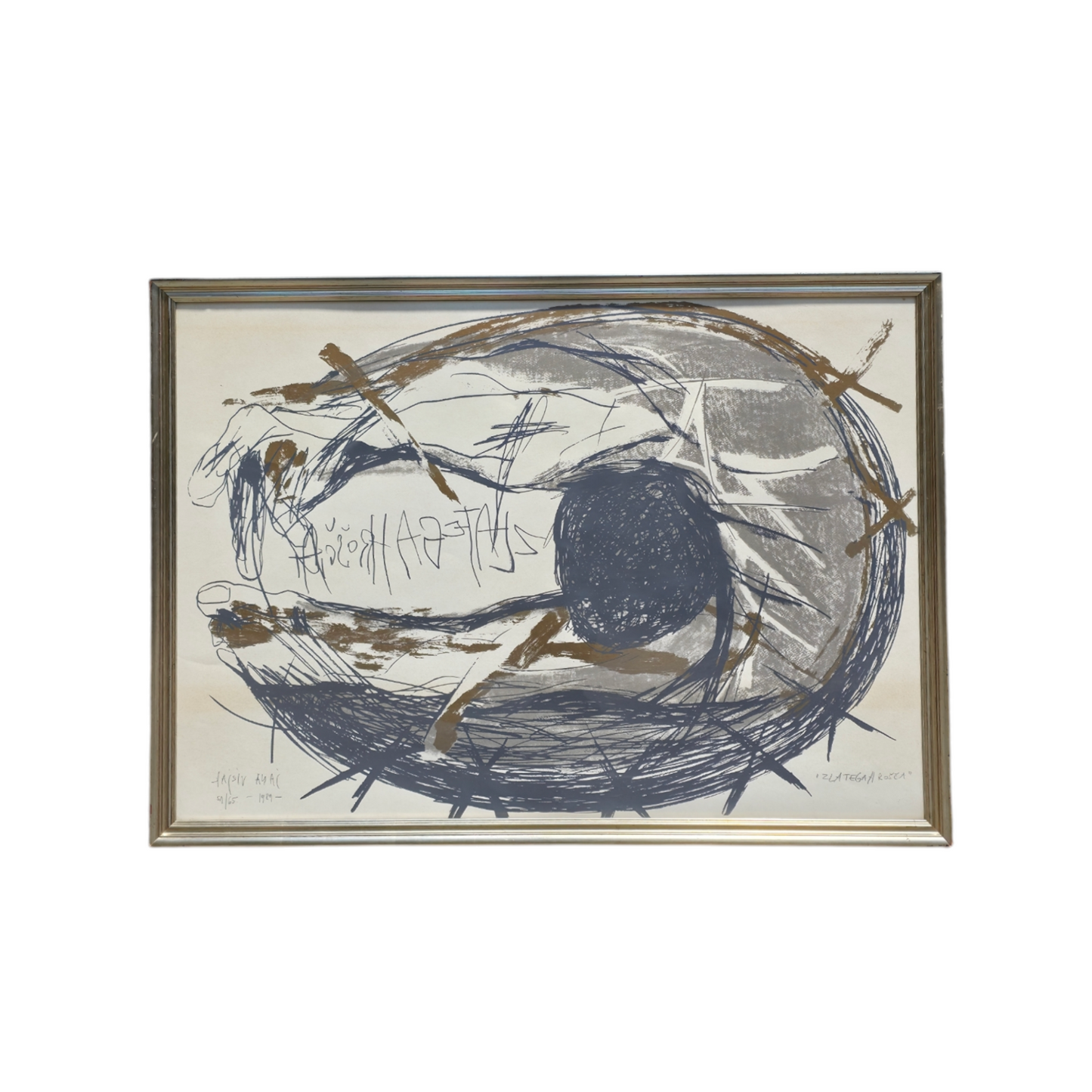 Vizjak Jana; sitotisk; "Zlatega hrošča"; 105 cm x 77 cm