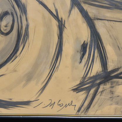 Izidor Jalovec; risba; "Akt XI"; 100 cm x 70 cm