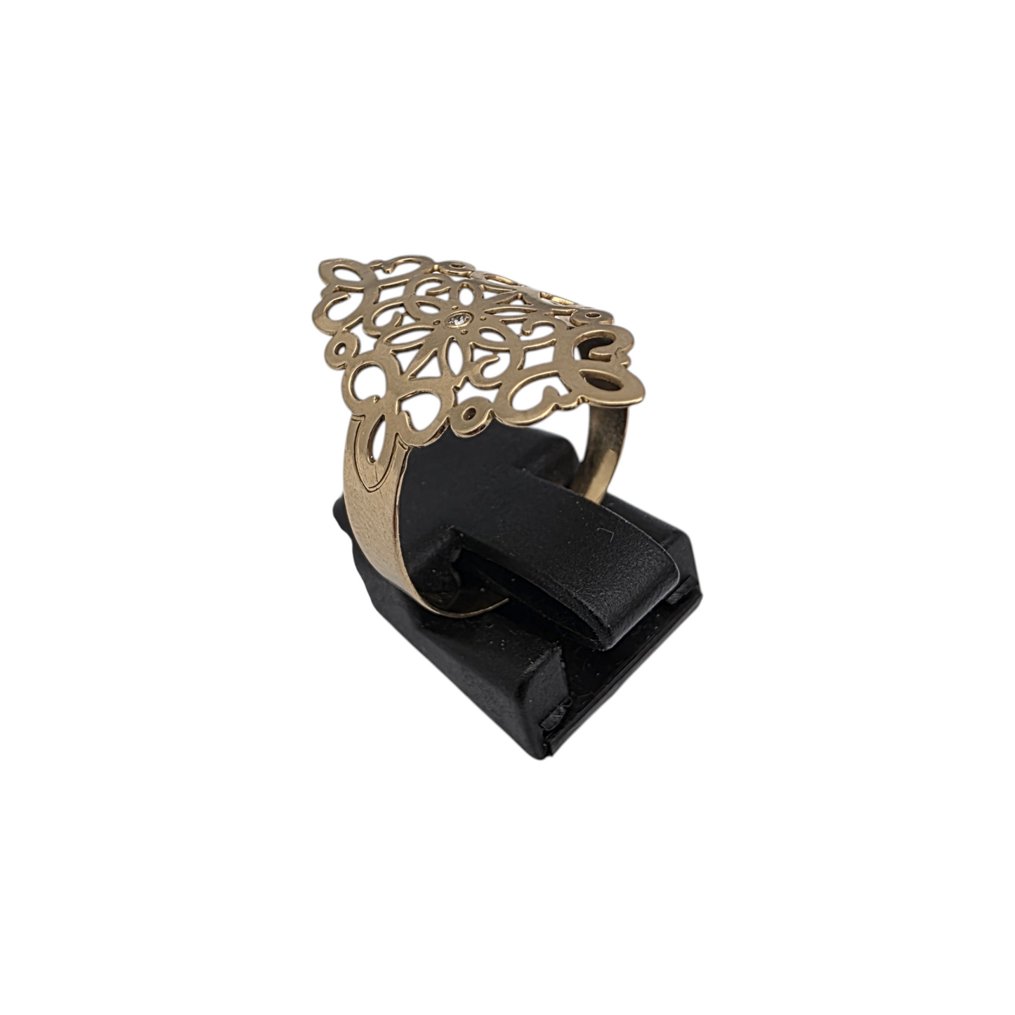 Zlati prstan "MARQUES" 18K 750/1000; masa=1.70g