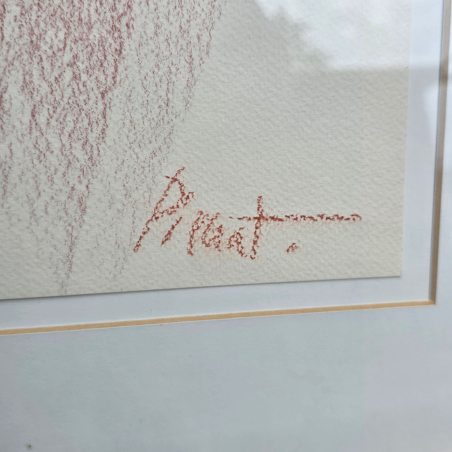 Janez Pirnat; voščenka ; akt; 78 cm x 60 cm