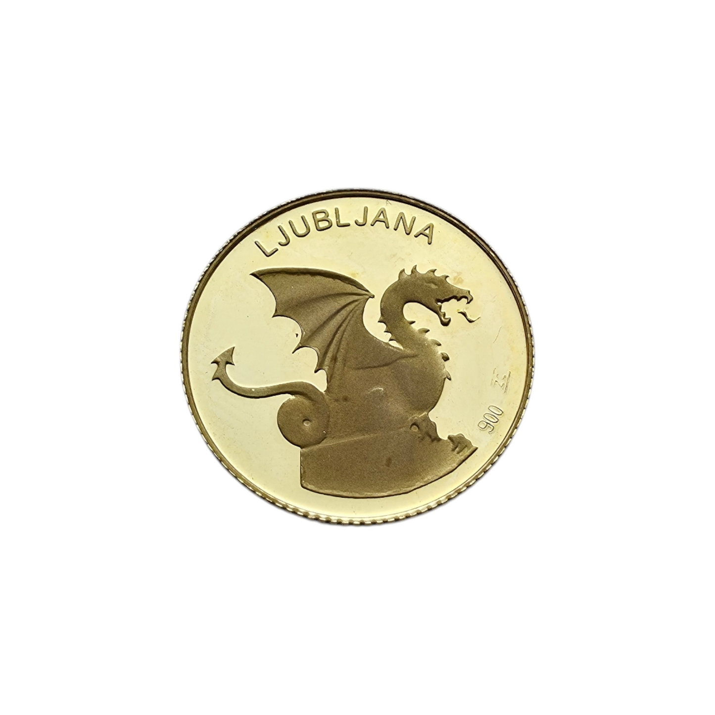 Naložbeni zlatnik "Ljubljana" 21K 900/1000; masa=5.00g