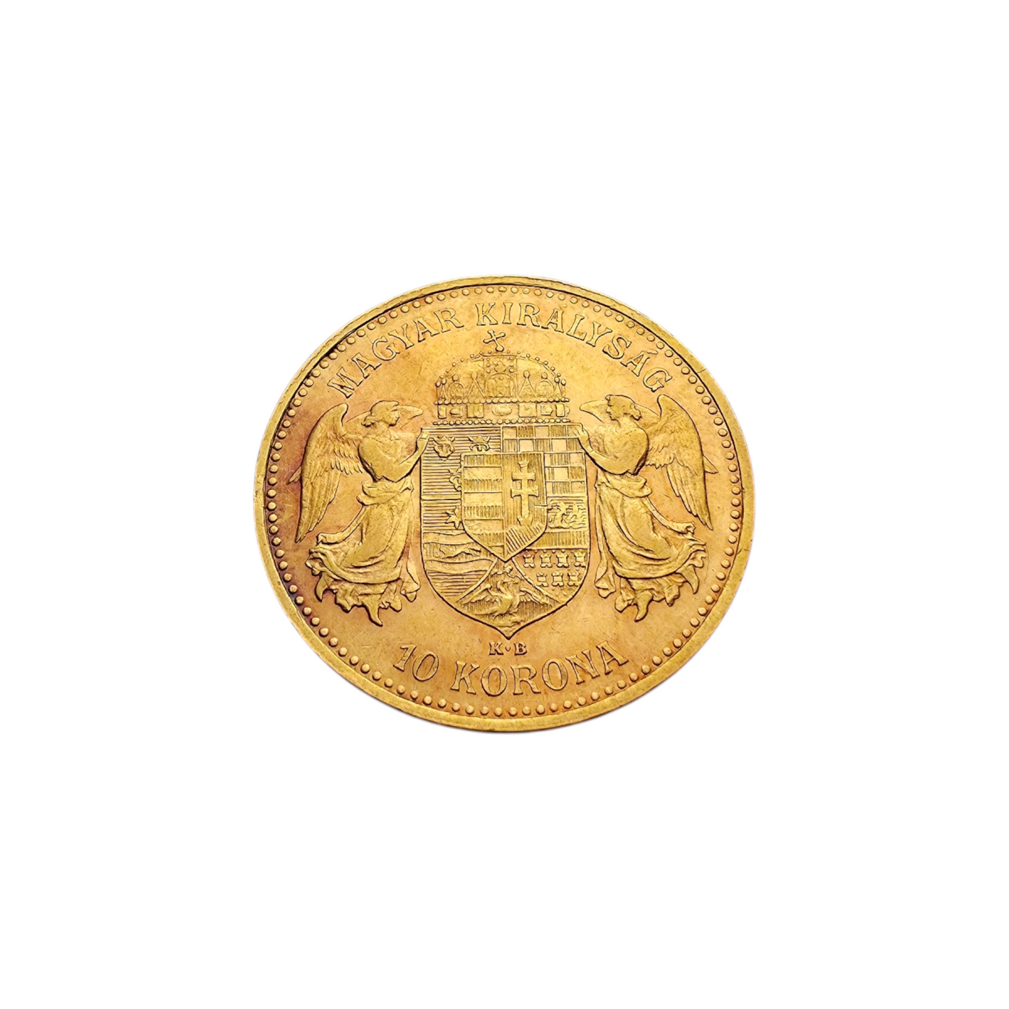 Zlatnik 10 Korona 21K 900/1000; masa=3.38g